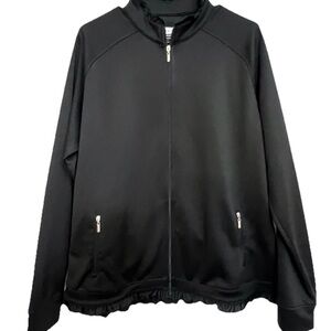 Pebble Beach Dry-Luxe Performance Woman's Full Zip Jacket Size XXL BLACK